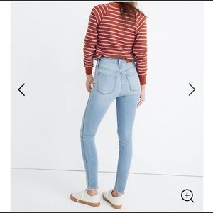 Madewell 10 inch high rise wheeler wash.